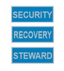 Hi-Viz Reflective Back Badges