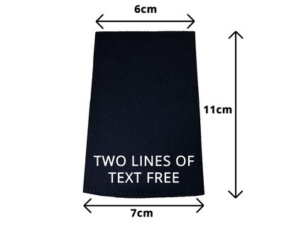 Personalised Embroidered Epaulette Sliders
